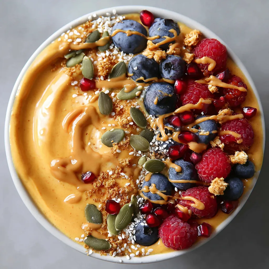 A bowl of fruit with a drizzle of caramel.