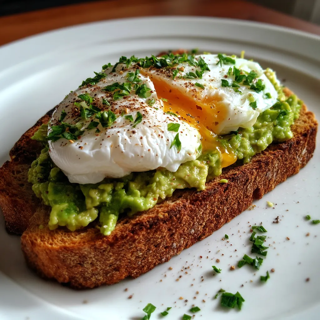 A plate of toast with an egg on top.