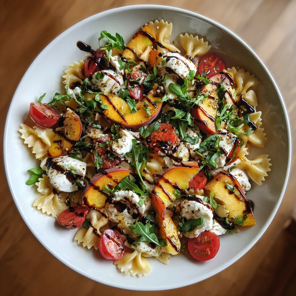 A plate of pasta with tomatoes and cheese.