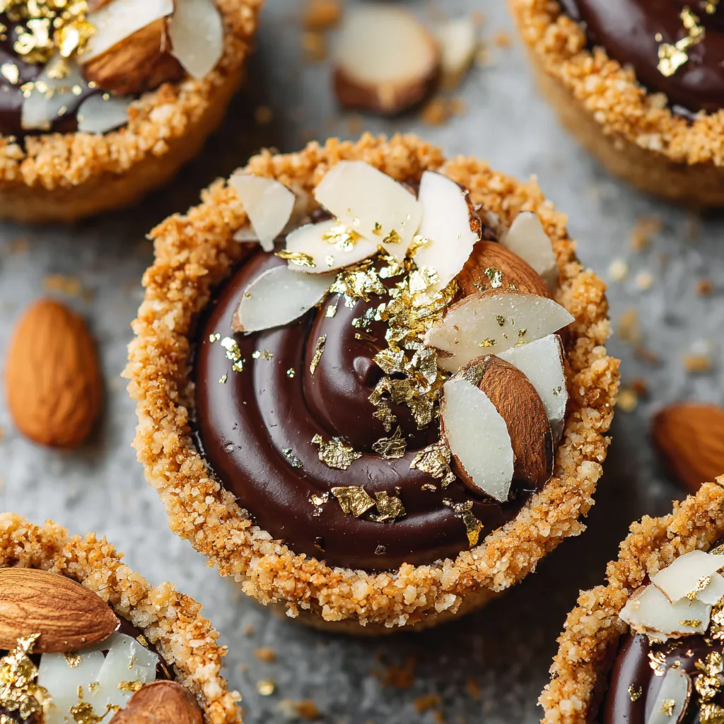 Choco-Marzipan Cookie Cups.