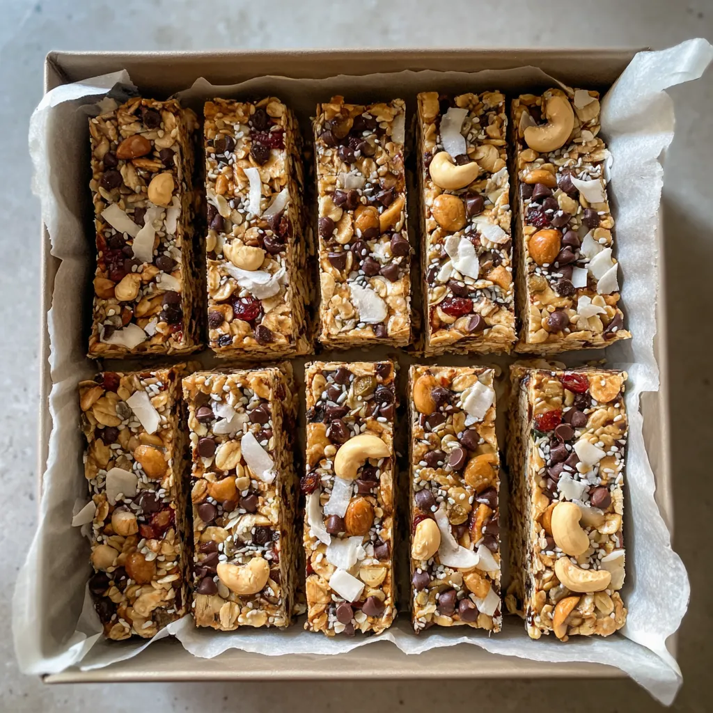 A box of granola bars.