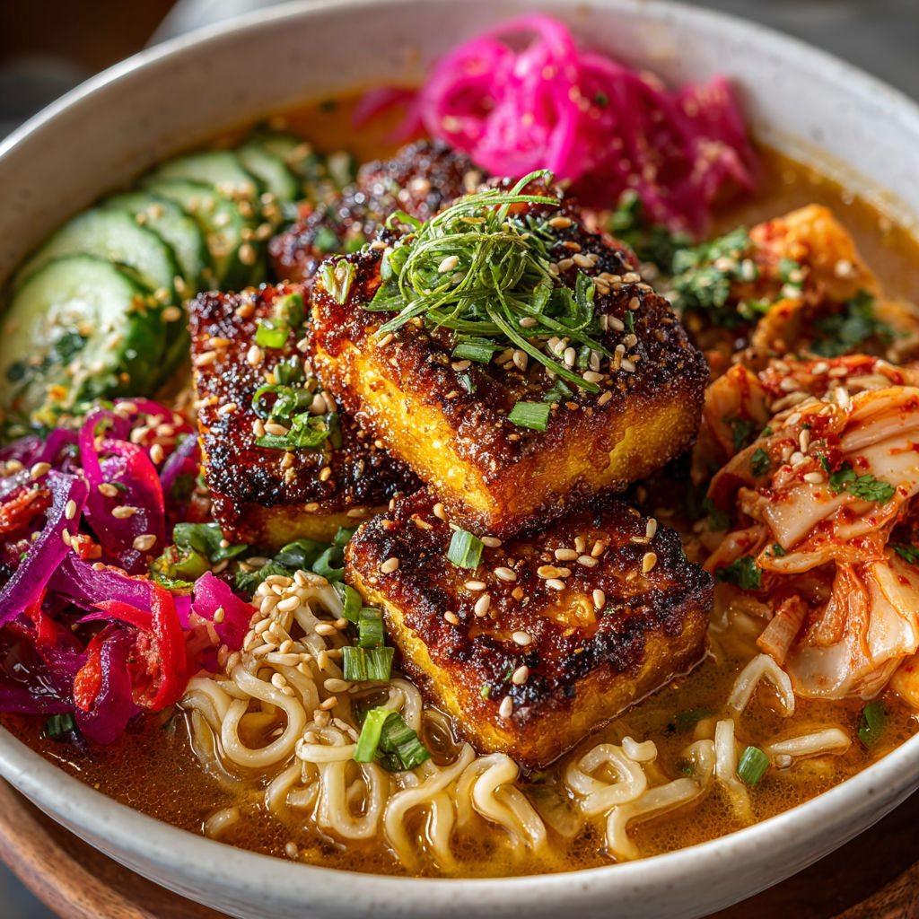 A bowl of food with a variety of ingredients.