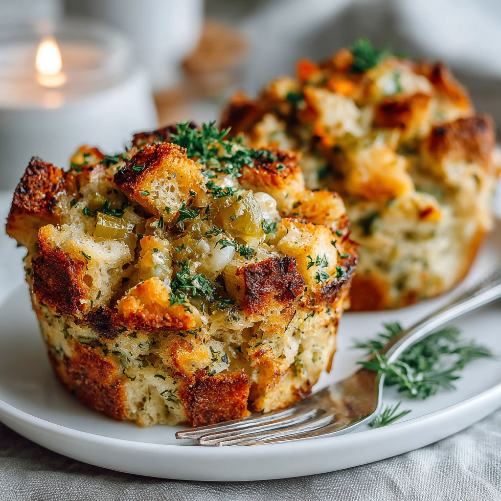 A white plate with two muffins on it.