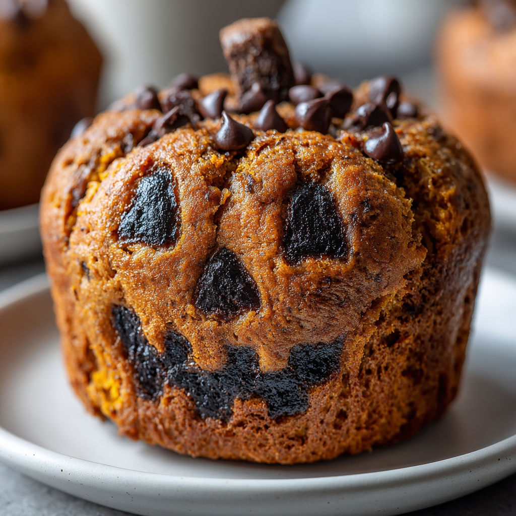 A gluten-free pumpkin sourdough skull on a plate.