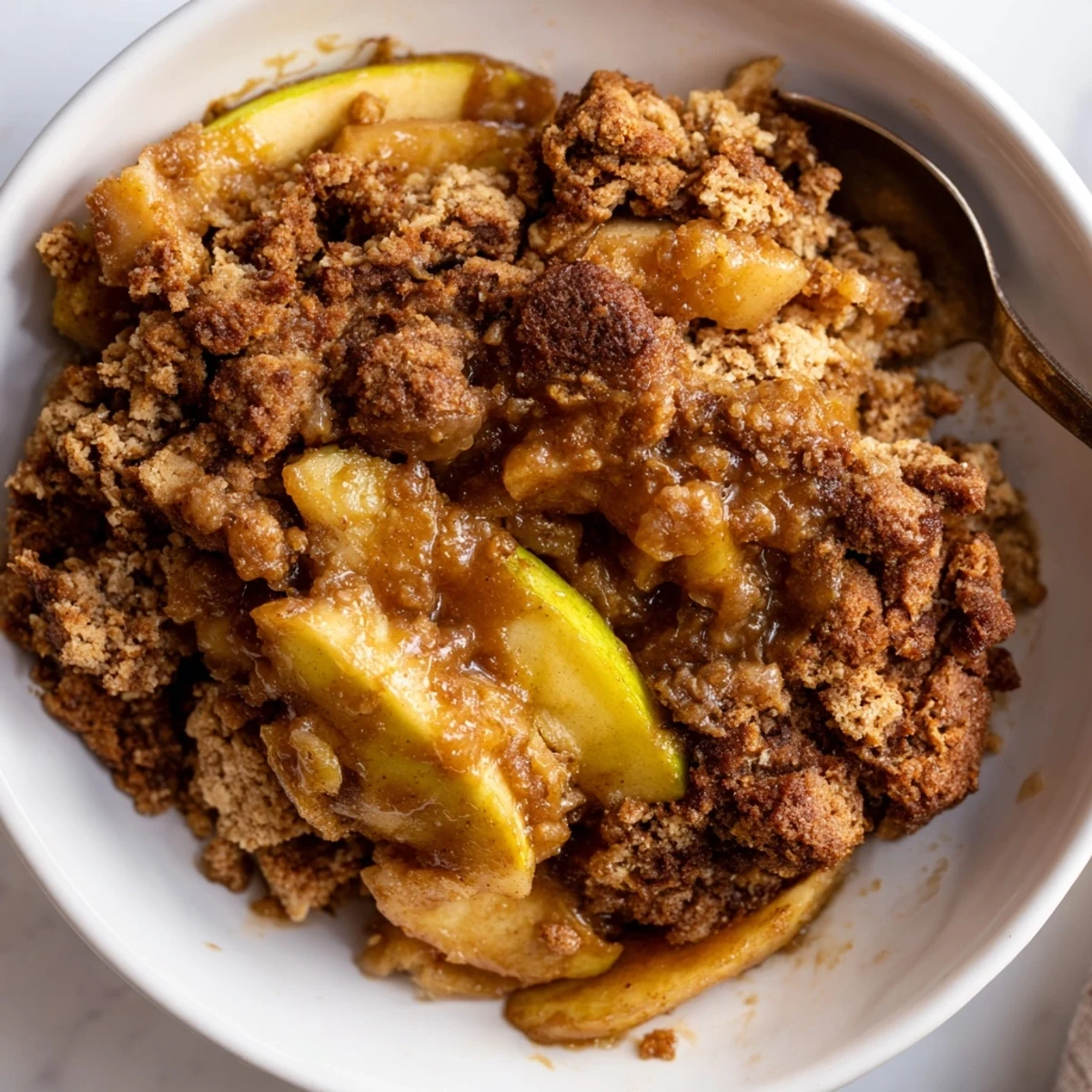 Deliciously spiced Gingerbread Caramel Apple Cobbler emerging golden from the oven, perfect for gatherings.