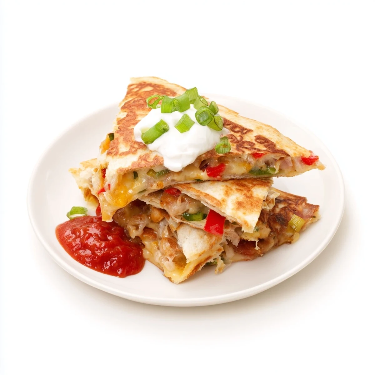 Express Snowflake Quesadillas, a golden, cheesy delight with crisp snowflake tortilla cutouts.