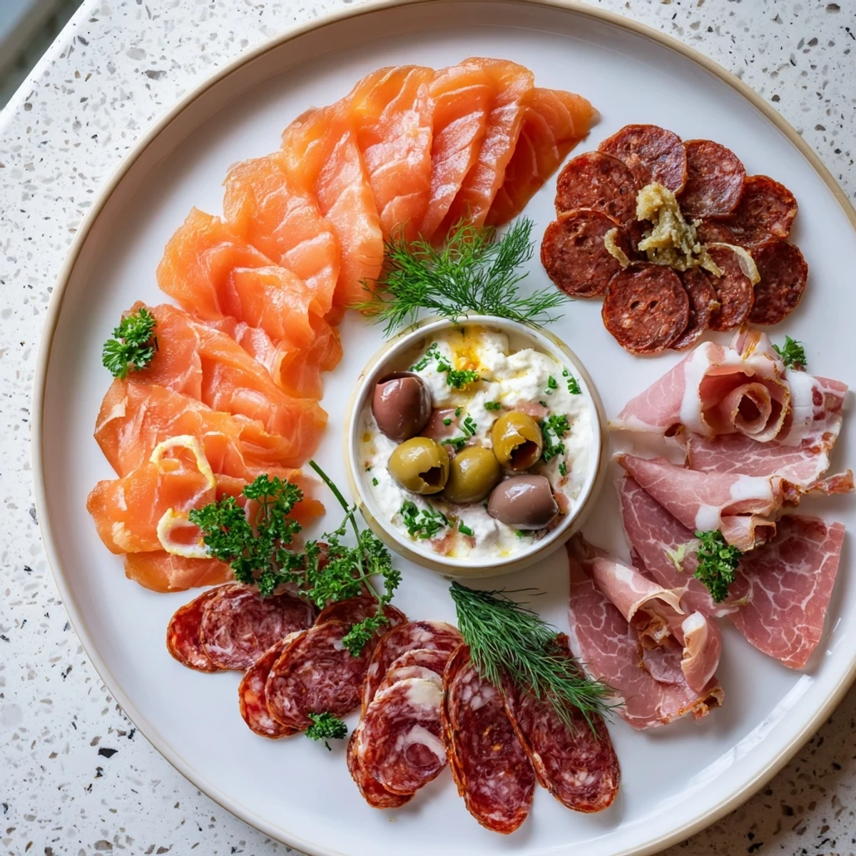 Compass Rose Four Meats