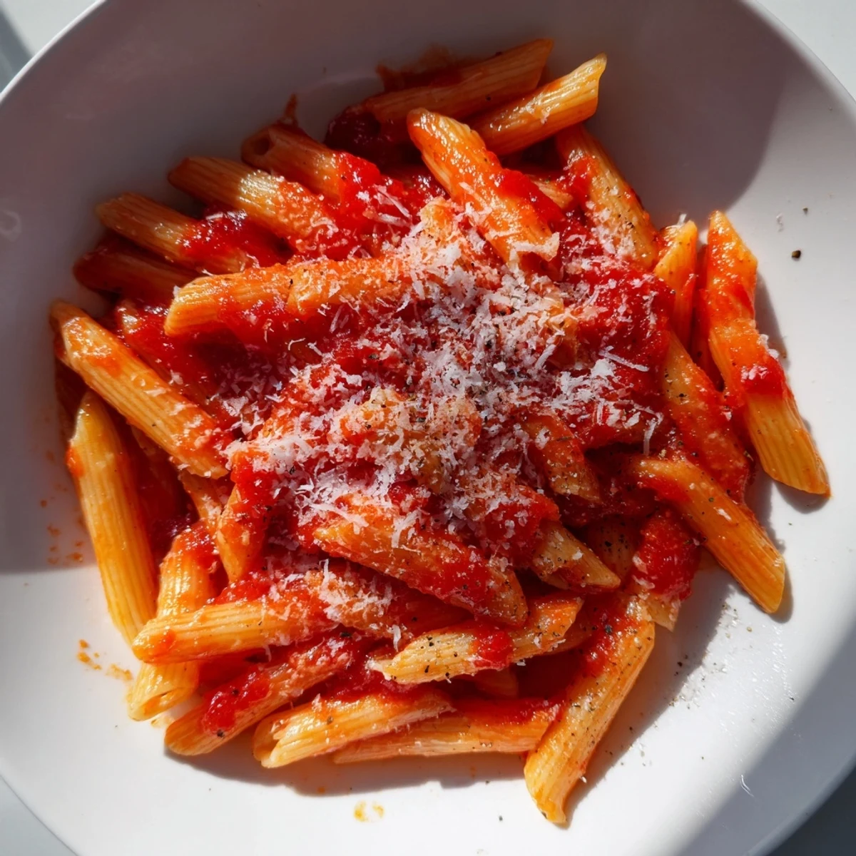 Quick and easy Microwave Bowl Pasta, a single-serving Italian meal bursting with flavor and simplicity.