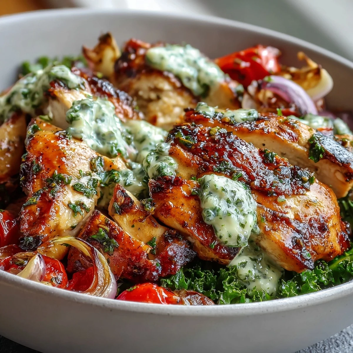 Chimichurri Grilled Chicken Bowl #1307