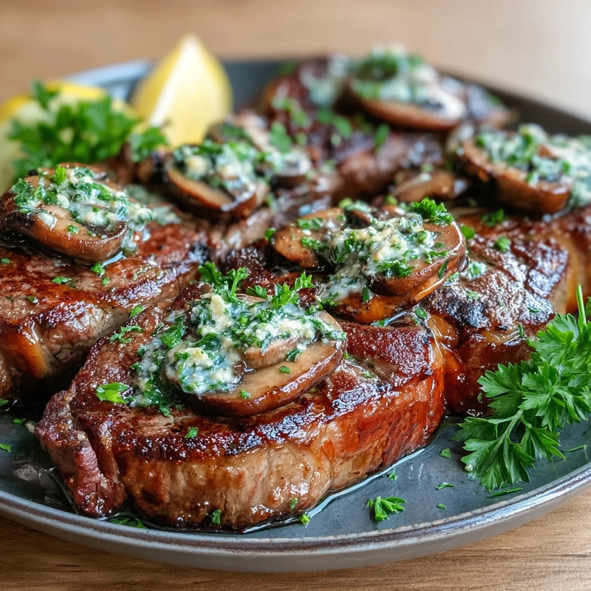 Perfectly seared steak served alongside crispy roasted potatoes and a simple green salad, ideal for a restaurant-worthy meal at home.