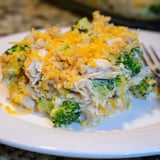 A comforting Chicken & Broccoli Cheddar Bake perfect for cozy family dinners.  