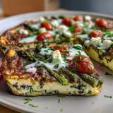 Spring Veggie Frittata Asparagus