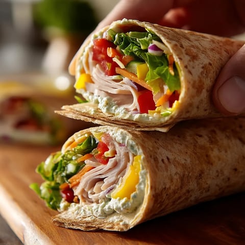 A sandwich with lettuce, tomato, and cheese.