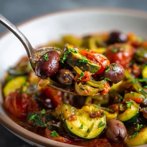 A spoon is in a bowl of food.