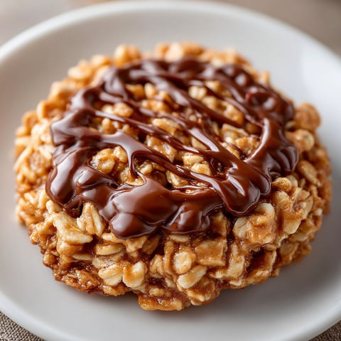 A chocolate covered no-bake cookie.