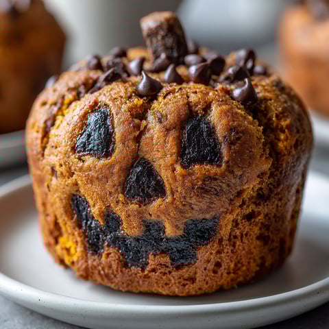 A gluten-free pumpkin sourdough skull on a plate.