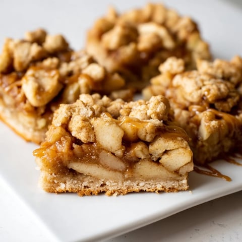 Caramel Apple Cookie Bars, loaded with caramel and baked until golden, ready to savor.