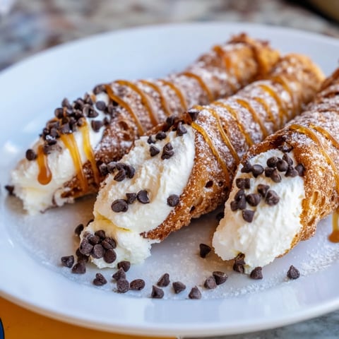 Crispy quick Churro Cheesecake Cones, coated in cinnamon sugar, filled with fluffy cheesecake and berries.