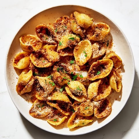 Crispy air fryer pasta gnocchi with golden edges, ready to enjoy with marinara sauce.