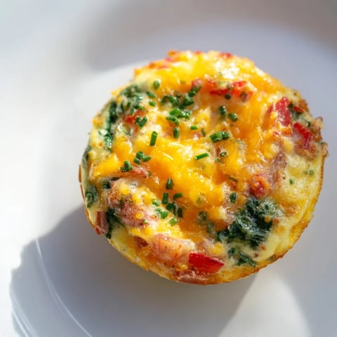 Golden-brown mini crustless quiches, packed with spinach, ready for a healthy American breakfast.