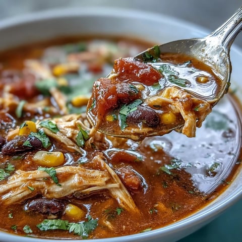 Hearty Southwestern Turkey Soup loaded with beans and corn, perfect for dinner.