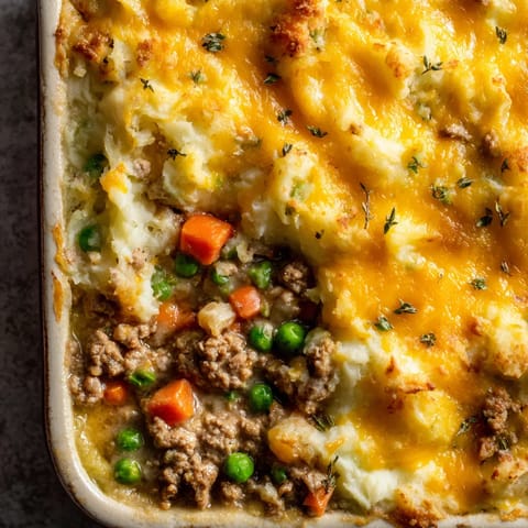 A dish of food with a variety of ingredients.