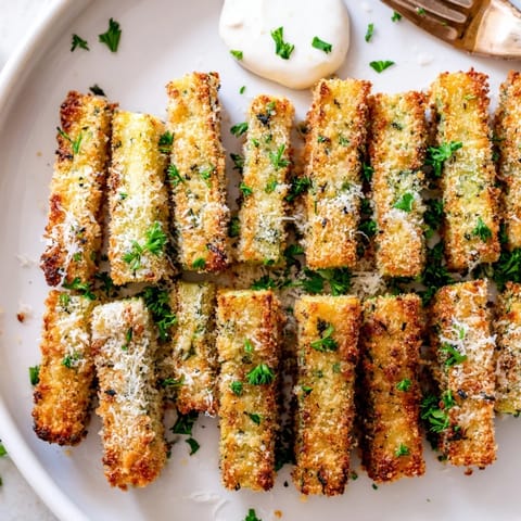 Cheesy Cajun Zucchini Sticks