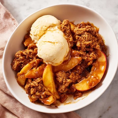 Gingerbread Caramel Apple Cobbler