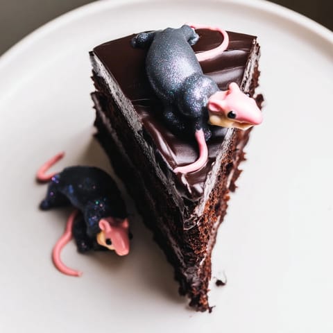 Whipped Chocolate Ganache Cake