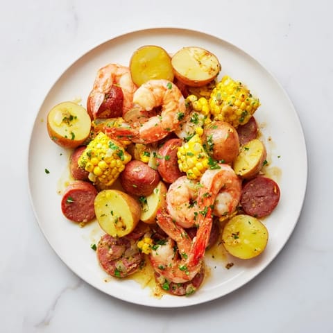 NYE Sheet Pan Shrimp Boil