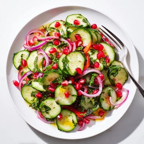 Healthy Cucumber Christmas Salad