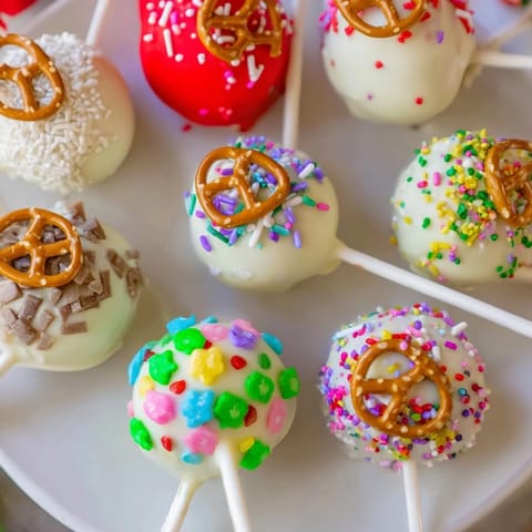 Festive Ornament Ball Pops