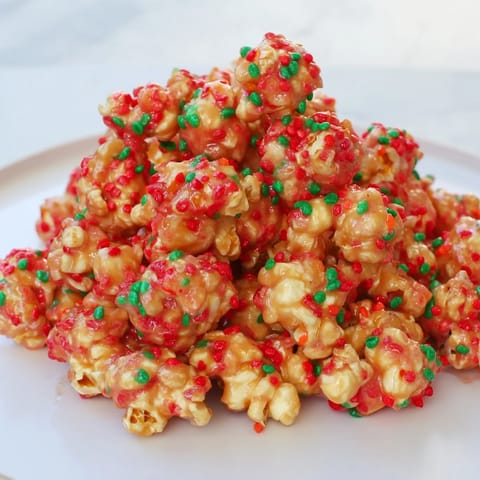 Popcorn Piles with Sprinkles
