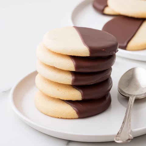 Enjoy a plate of perfectly crisp Simple Cookies: Vanilla Wafers, a simple treat for any dessert lover.