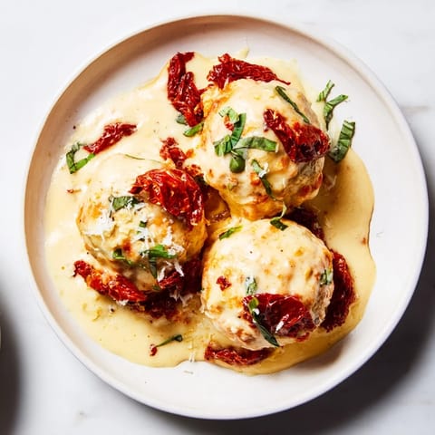 Sun-Dried Tomato Chicken Meatballs