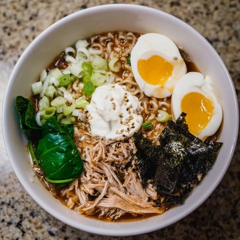 Chicken Ramen with Kewpie Mayo