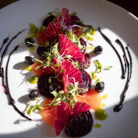 Shadow Play Beet Arugula