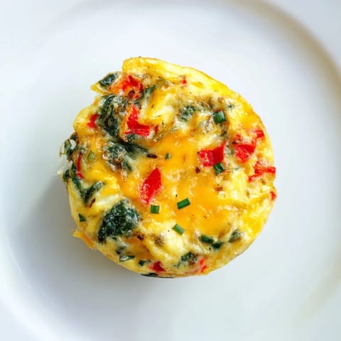 Mini Crustless Spinach Quiches