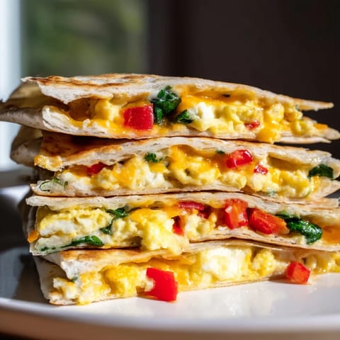 Folded Tortilla Breakfast Hack