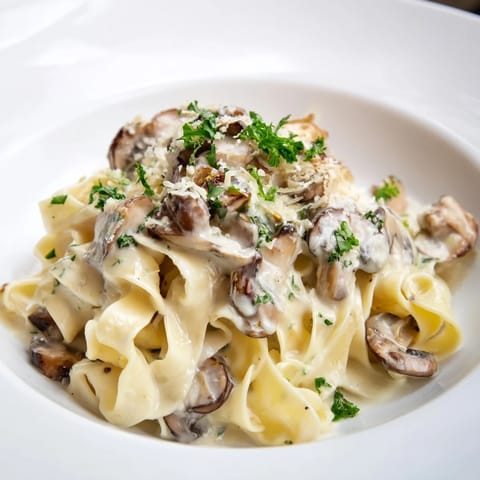 Creamy Mushroom Alfredo