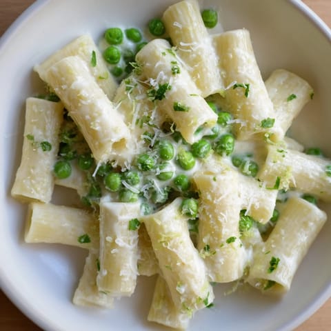 Pea Lemon Ricotta Pasta