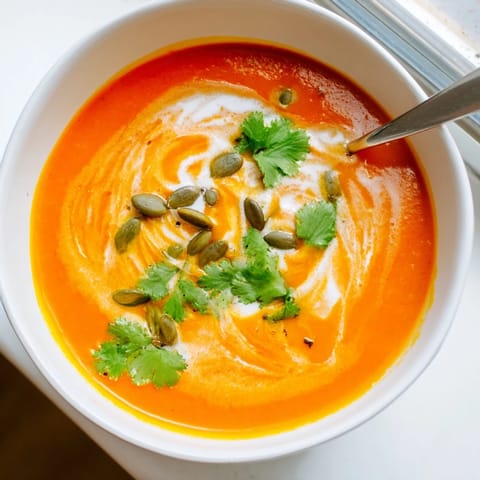 Carrot Ginger Velvety Soup
