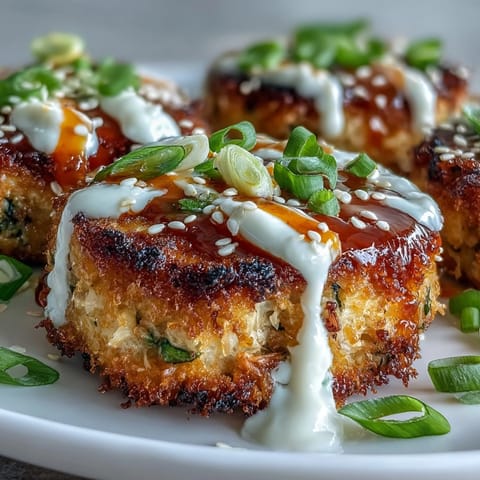 Asian Tuna Cakes with Spicy Mayo