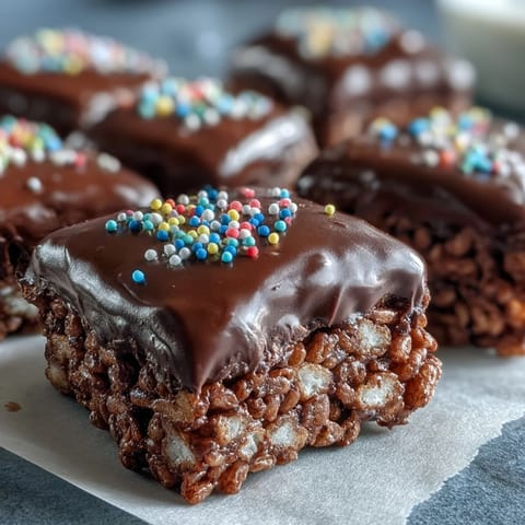 Chocolate Covered Rice Krispy Treats