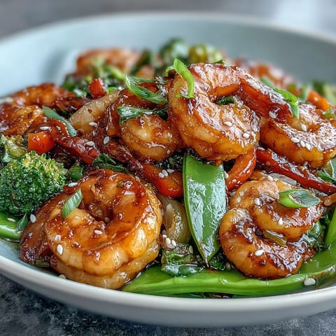 20-Minute Shrimp Veggie Stir-Fry #1342