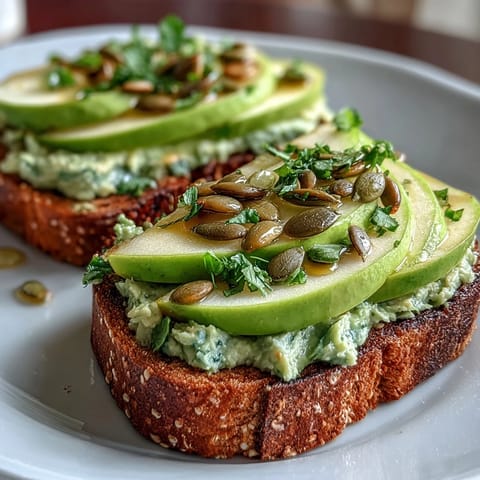 Avocado Green Apple Toast #1408