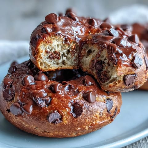 Chocolate Chip Protein Bagels #1430