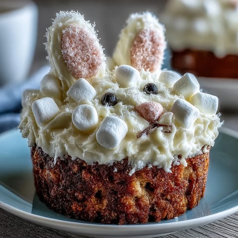 Easter Bunny Carrot Cupcakes