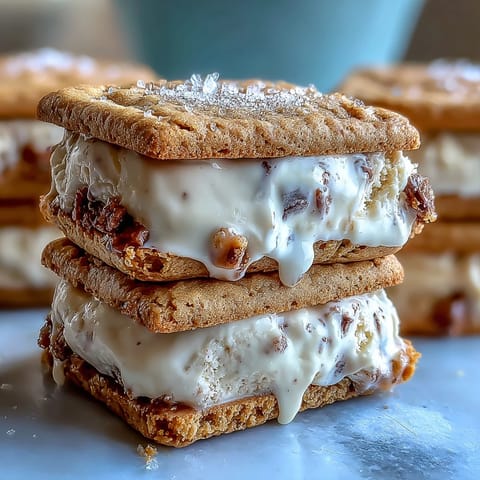 Vanilla Bean Ice Cream Sandwich
