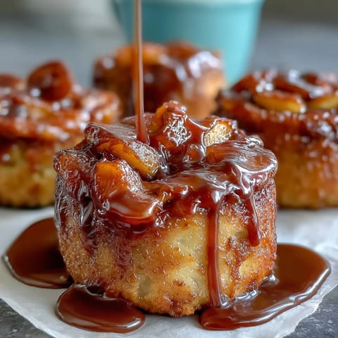 Crisp candy apple slices with caramel drizzle and dark chocolate topping for a sweet, bite-sized treat.